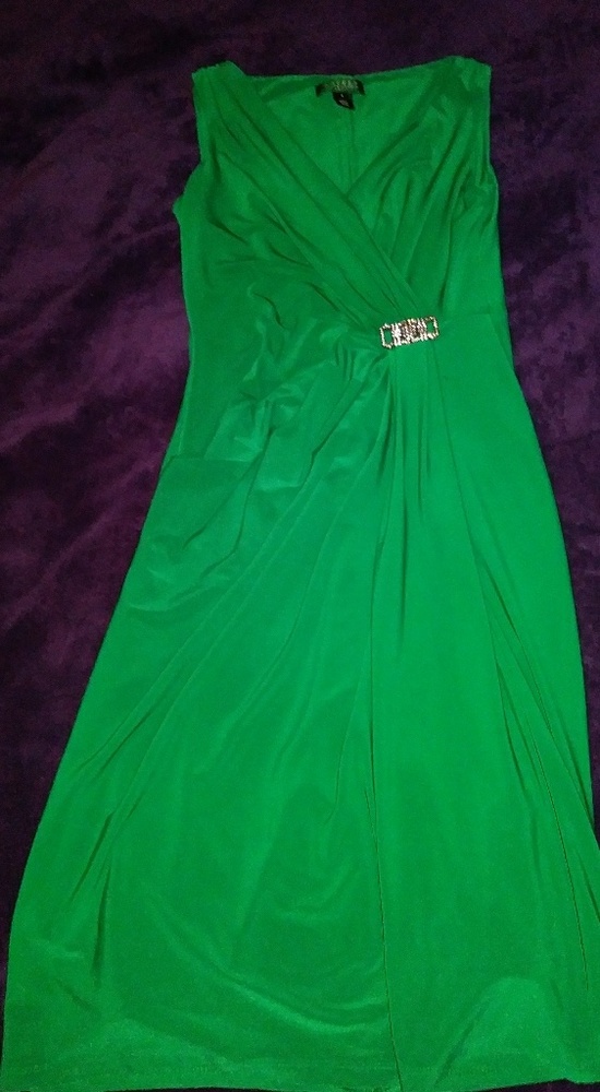 Green Party Dress